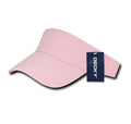 Decky Sports Spring Summer Sun Visors Caps Hats Cotton Beach Golf Unisex-Pink-