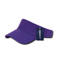 Decky Sports Spring Summer Sun Visors Caps Hats Cotton Beach Golf Unisex-Purple-