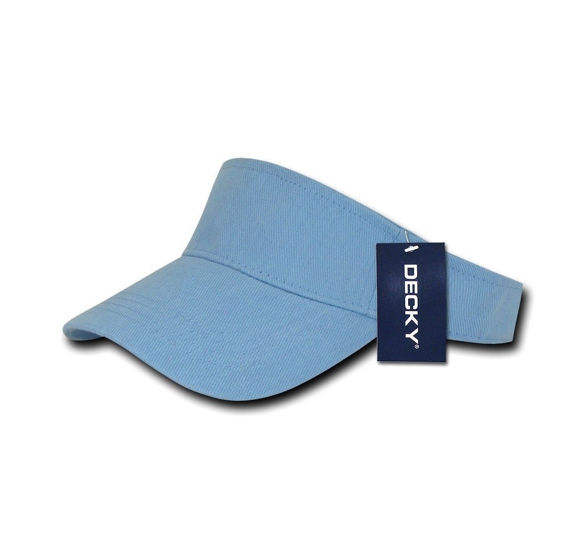 Decky Sports Spring Summer Sun Visors Caps Hats Cotton Beach Golf Unisex-Sky-