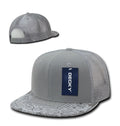 Decky Stylish Bandana Print Flat Bill Trucker 6 Panel Hats Caps Snapback Unisex-Grey/Grey-