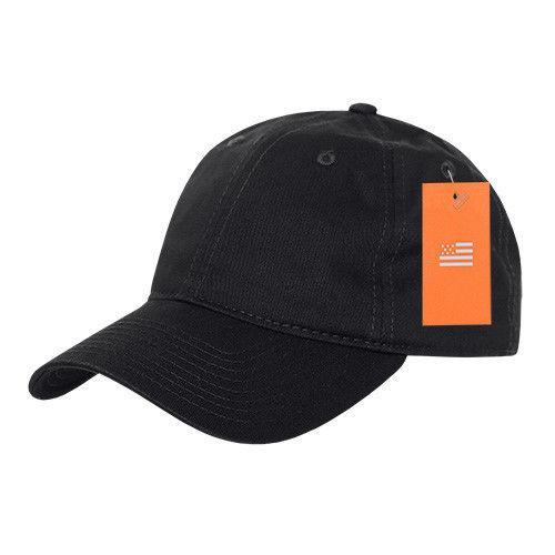 Decky Tearaway Relaxed Washed Vintage Cotton Baseball Cotton Caps Hats Unisex-