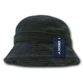 Decky Terry Cloth Fisherman'S Bucket Snug Comfortable Beach Fit Hats-Black-