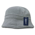 Decky Terry Cloth Fisherman'S Bucket Snug Comfortable Beach Fit Hats-Grey-