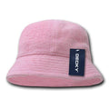 Decky Terry Cloth Fisherman'S Bucket Snug Comfortable Beach Fit Hats-Pink-