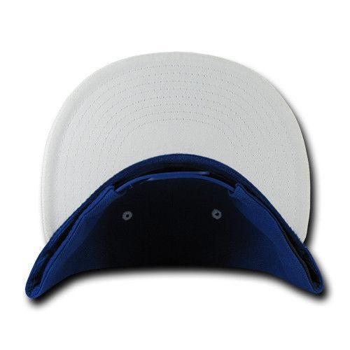 Decky Trendy Flat Bill Snapback Baseball 6 Panel Caps Hats Unisex-350-351-BLACK-