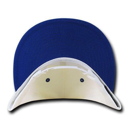 Decky Trendy Flat Bill Snapback Baseball 6 Panel Caps Hats Unisex-350-351-BLACK-