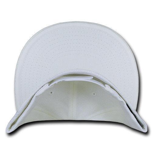 Decky Trendy Flat Bill Snapback Baseball 6 Panel Caps Hats Unisex-350-351-BLACK-