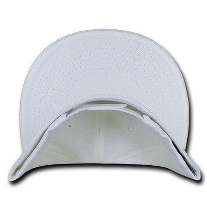 Decky Trendy Flat Bill Snapback Baseball 6 Panel Caps Hats Unisex-350-351-BLACK-