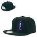 Decky Trendy Flat Bill Snapback Baseball 6 Panel Caps Hats Unisex-350-351-Hunter-