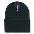 Decky Warm Winter Classic Beanies Cuffed Knit Ski Snowboard Skull Caps Hats Snug-KC-Black-