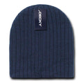 Decky Winter Beanies For Baby Toddlers Kids Youth Cable Knit Soft Stretchy-Navy-