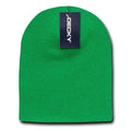 Decky Winter Warm Beanies Short Knitted Skull Ski Caps Hats Unisex-Kelly Green-