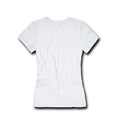 Decky Women'S Women 30S Baby Rib Crew Neck Slim Fit Tank Shirts-White-Small-
