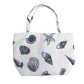 Empire Cove Designer Printed Cotton Canvas Tote Bags Reusable Beach Shopping-Under the Sea-
