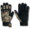 Digital Camo Camouflage Army Outdoor Tactical Hunting Gloves-Desert Digital-Small-