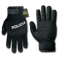 Digital Leather Police Policia Security Swat Tactical Hatch Gloves-Black - Policia-Small-