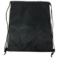 Drawstring Rucksack Sack Cinch Tote Storage Bag Sack For Gym Traveling Work School Adults Kids-Black-