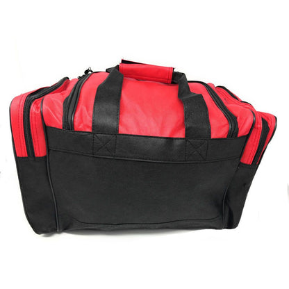 Duffle Bags Carry-on Travel Sports Luggage Shoulder Strap Gym 17 inch-BLACK-