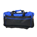 Duffle Bags Carry-on Travel Sports Luggage Shoulder Strap Gym 17 inch-ROYAL BLUE / BLACK-