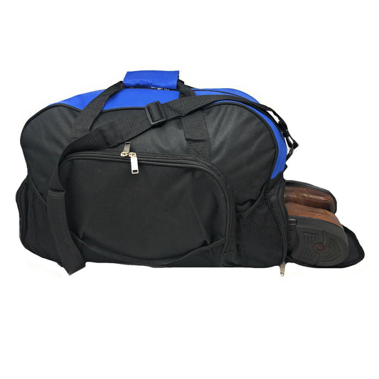 21inch Duffle Bags W/ Shoe Storage Pocket Travel Sport Gym Carry-On Luggage-ROYAL / BLACK-