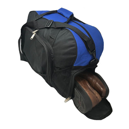 21inch Duffle Bags W/ Shoe Storage Pocket Travel Sport Gym Carry-On Luggage-ROYAL / BLACK-
