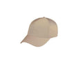 6 Panel Baseball Hats Caps Hook And Loop Closure Eco Friendly-KHAKI-