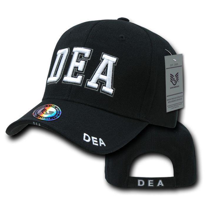 Embroidered Law Enforcement Agencies Justice US USA Baseball Caps Hats Unisex-Border Patrol - Olive-