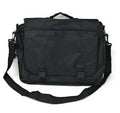 Expandable Messenger Shoulder Bags Briefcase Laptop Computer Devices Zippered-BLACK-