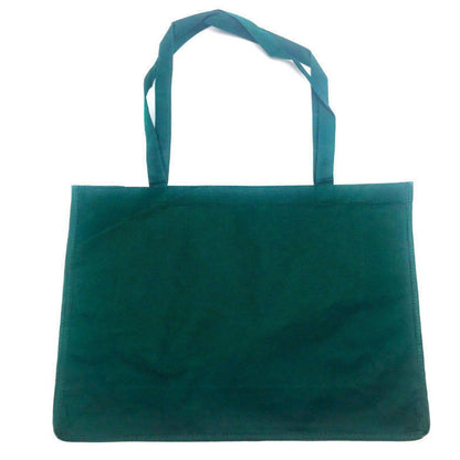 Large Reusable Grocery Shopping Tote Bag Bags Recycled Eco Friendly 20inch-Dark Green-
