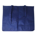 Large Reusable Grocery Shopping Tote Bag Bags Recycled Eco Friendly 20inch-Navy-