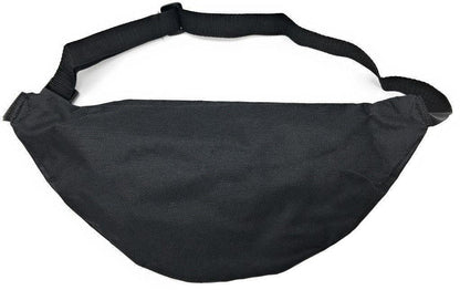 Fanny Pack Man Purse Travel Pouch Money Passport Id Holder Waist Bag 1 Pocket 42inch-BLACK-