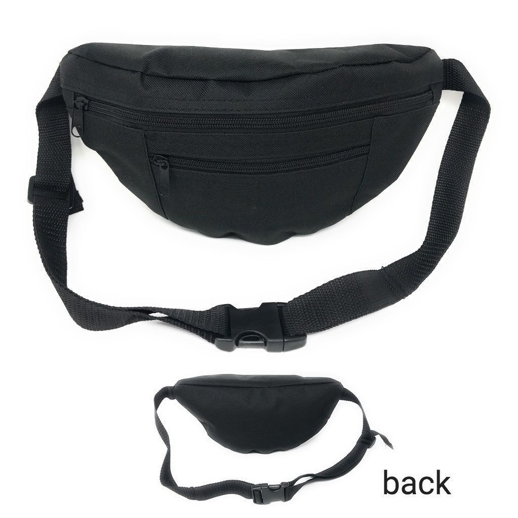 Fanny Pack Purse Men's Bag Travel Pouch Money Passport Id Waist Belt 2 Pockets 48inch-