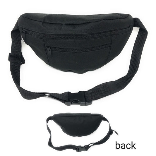 Fanny Pack Purse Men's Bag Travel Pouch Money Passport Id Waist Belt 2 Pockets 48inch-