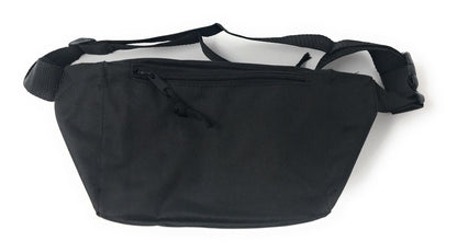 Fanny Pack Purse Travel Pouch Money Passport Id Zipper Waist Belt Bag 3 Pockets 48inch-Black-