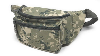 Fanny Pack Purse Travel Pouch Money Passport Id Zipper Waist Belt Bag 3 Pockets 48inch-Navy-