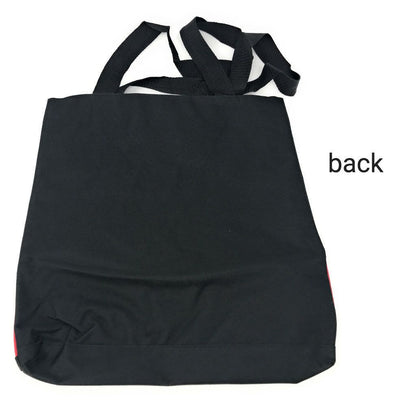 Fashion Reusable Grocery Shopping Tote Bags Eco Friendly 13 1/2inchX 14inch-Royal/Black-