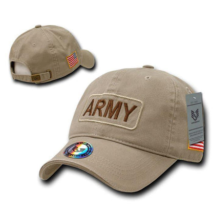 Rapid Dominance Flag Raid US USA Military Army Law Enforcement Embroidered Cotton Caps Hats-Army - Khakhi-