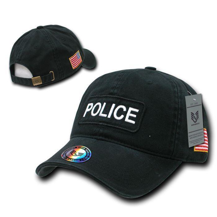 Rapid Dominance Flag Raid US USA Military Army Law Enforcement Embroidered Cotton Caps Hats-Fire Rescue - Navy-