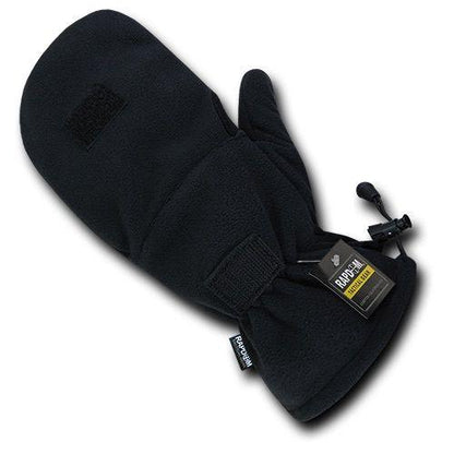 Fleece Shooter'S Winter Shooting Military Patrol Army Mittens Gloves-Black-Small-