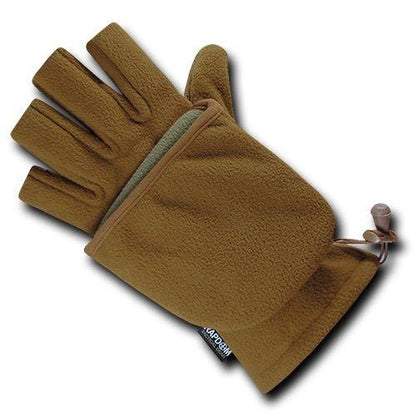 Fleece Shooter'S Winter Shooting Military Patrol Army Mittens Gloves-Black-Small-