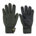 Flexible Touch-Screen W/Cuff Tactical Patrol Military Gloves-Olive-Small-
