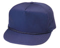 Boys Girls Kids Youth Size Cotton Twill 5 Panel Baseball Hats Caps-NAVY-