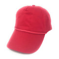 Boys Girls Kids Youth Size Cotton Twill 5 Panel Baseball Hats Caps-RED-