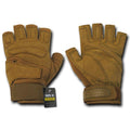 Half Finger Lightweight Tactical Patrol Outdoor Military Gloves-Coyote-Small-