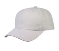 Heavy Brushed Cotton 6 Panel Low Crown Baseball Caps Hats Solid Two Tone Colors-STONE GRAY-