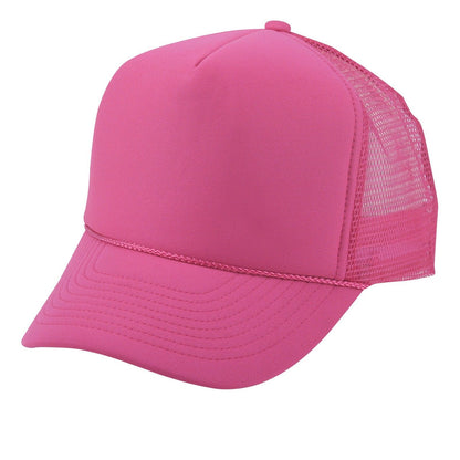 5 Pack Trucker Baseball Hats Caps Foam Mesh Blank Adult Youth Kids Wholesale-