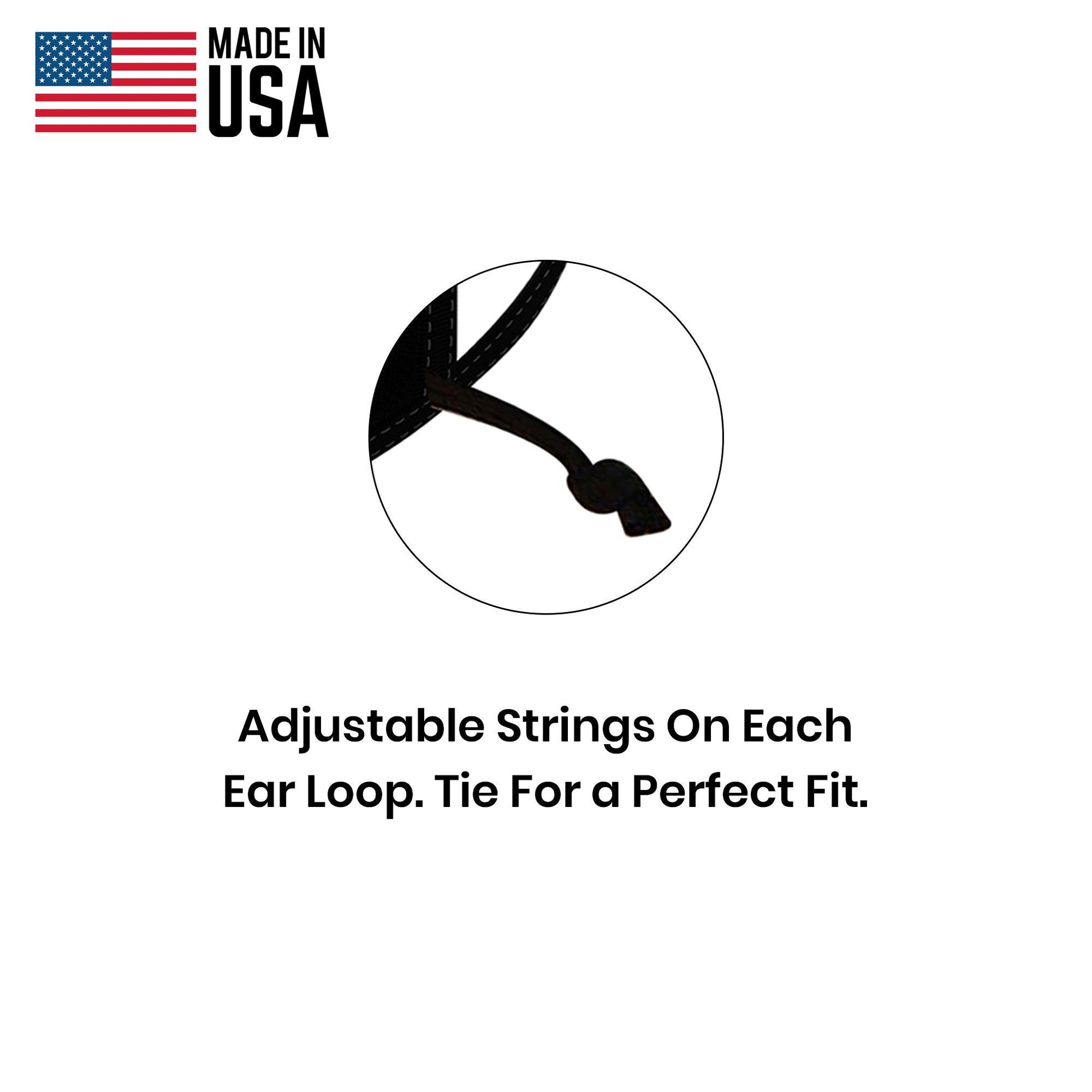 4 Pack Kids Size Face Masks Adjustable Double Layer Washable Reusable Made in USA-PACK A-