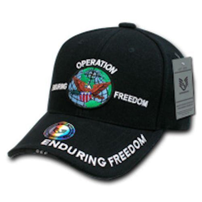 Iraq Korea Desert Storm Korea Pow Ww2 Veteran Vet Military Baseball Hats Caps-Desert Storm Vet - Black-