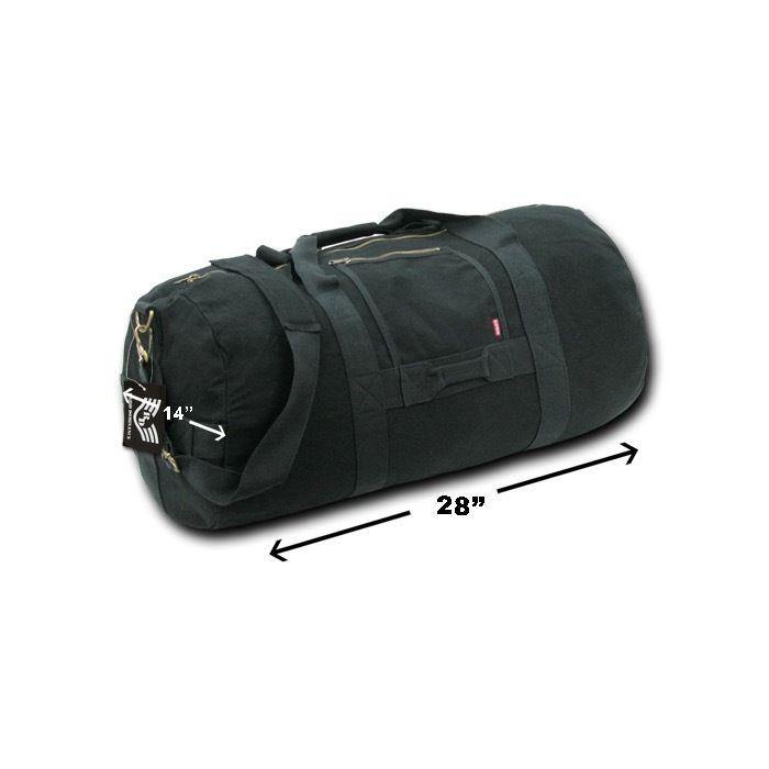 28inch Large Duffle Bags Backpack Rucksack Heavy Duty Canvas Cotton Luggage 70L-Olive-
