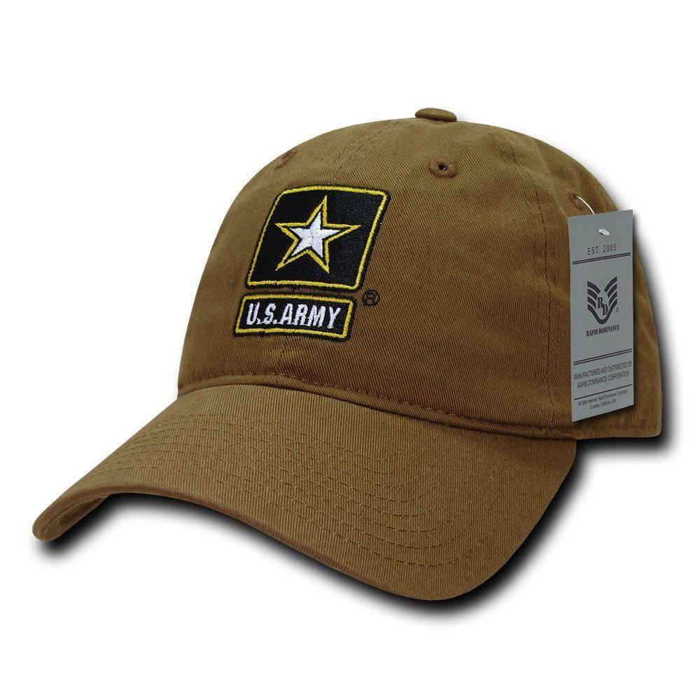Rapid Dominance Relaxed Cotton Law Enforcement Military Low Crown Caps Hats-Air Force - Navy-